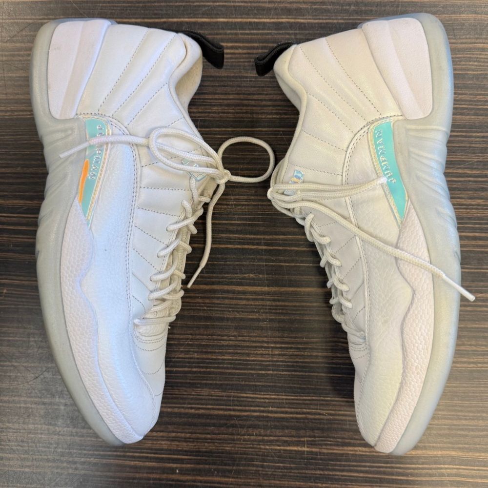 Air Jordan 12 Retro Low Easter Sneakers White size 11